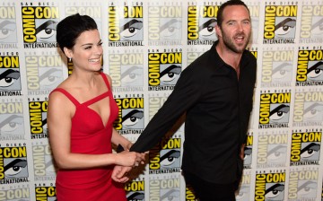 Jaimie Alexander and Sullivan Stapleton attend the 'Blindspot' Press Line during Comic-Con International 2016 at Hilton Bayfront on July 23, 2016 in San Diego, California.