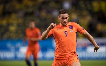 Netherlands striker Vincent Janssen.