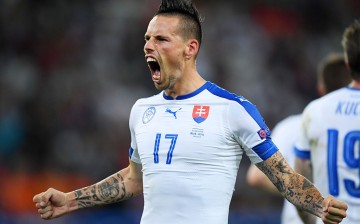 Slovakia midfielder Marek Hamsik.