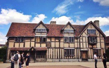 Shakespeare's birthplace at Stratford-upon-Avon is a popular destination for tourists from all over the world.