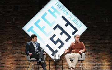 Reed Hastings, Netflix CEO, speaks during the tech fest sponsored by The New Yorker in New York on Oct. 2.