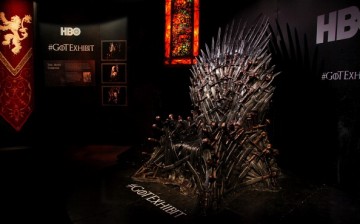 Iron Throne exhibited at an exhibition in Sydney.