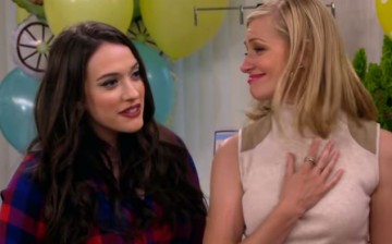 Kat Dennings and Beth Behrs star in the comedy TV series '2 Broke Girls.'
