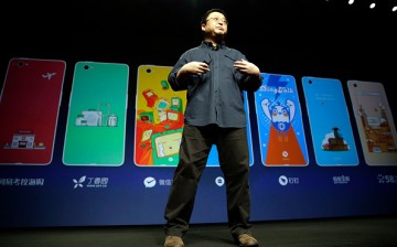 Luo Yonghao, founder and CEO of Smartisan Technology Co., speaks on a new product press conference of Smartisan T2 at National Convention Center on Dec. 29, 2015 in Beijing, China.