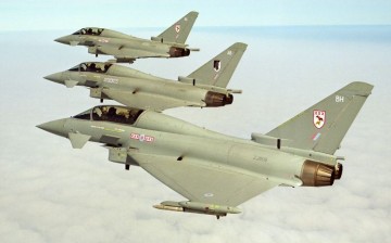 RAF Eurofighter Typhoons.   
