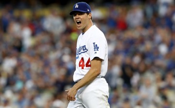 Lefty Rich Hill During His Solid Performance in Game Three of the 2016 NLCS