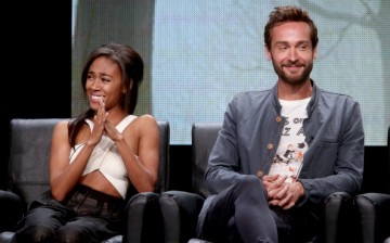 Actors Nicole Beharie and Tom Mison speak onstage at the 'Sleepy Hollow' panel during the FOX Network portion of the 2014 Summer Television Critics Association at The Beverly Hilton Hotel on July 20, 2014 in Beverly Hills, California. 