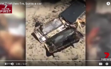 Burnt iPhone 7