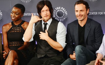 Actors Danai Gurira, Norman Reedus, and Andrew Lincoln attend The 2nd Annual Paleyfest New York Presents: 'The Walking Dead' at Paley Center For Media on October 11, 2014 in New York, New York. 