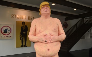 Public Exhibition And Press Preview For The Naked Donald Trump 'The Emperor Has No Balls' Statue