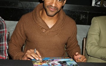 Khary Payton signs posters at Lego DC Comics Super Heroes: Justice League: Cosmic Clash at The Paley Center for Media on February 27, 2016 in New York City. 