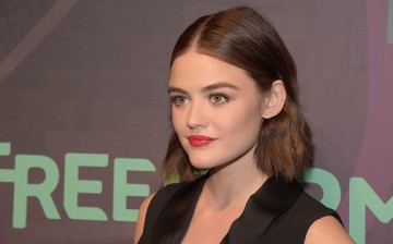 Actress Lucy Hale attends 2016 ABC Freeform Upfront at Spring Studios on April 7, 2016 in New York City. 