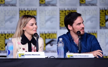 Jennifer Morrison and Colin O'Donoghue attend the 'Once Upon A Time' panel during Comic-Con International 2016 at San Diego Convention Center on July 23, 2016. 