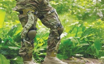 US Army battery charging knee brace.