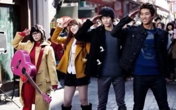 IU, miss A's Suzy, Kim Soo-Hyun, and 2PM's Taecyeon star in the KBS 2TV drama series 'Dream High.'
