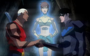 Young Justice - The Final Mission scene.
