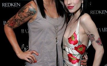 Singer Jessica Origliasso and TV host Ruby Rose visit the Redken Salon Retreat at The Annex on the second day of Rosemount Australian Fashion Week Spring/Summer 2008/09 Collections.
