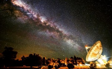 Parkes Radio Telescope in Australia.         