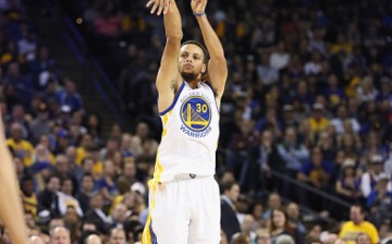 Two-time MVP Stephen Curry waxes hot from beyond-the-arc with an NBA record 13 three-pointers Monday night.