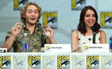  Actor Toby Regbo (L) and actress Adelaide Kane attend The CW's 'Reign' exclusive premiere screening and panel during Comic-Con International 2014.