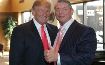 President-elect Donald Trump and WWE Chairman Vince McMahon attends a press conference in Green Bay, Wisconsin back in 2009.