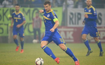 Bosnia and Herzegovina striker Edin Dzeko.