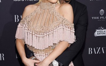 Kylie Jenner and Tyga attend Harper's Bazaar's celebration of 'ICONS By Carine Roitfeld' presented by Infor, Laura Mercier, and Stella Artois at The Plaza Hotel on September 9, 2016 in New York City. 