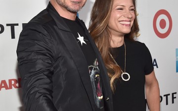 Actor Robert Downey Jr. (L) and producer Susan Downey attend the MPTF 95th anniversary celebration with 'Hollywood's Night Under The Stars' at MPTF Wasserman Campus on Oct. 1, 2016 in Los Angeles, California.