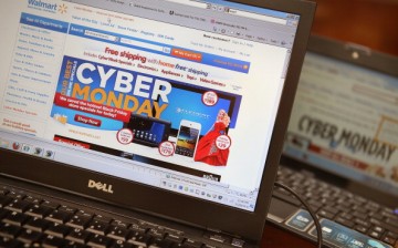 Walmart displays  cyber Monday deals on its website
