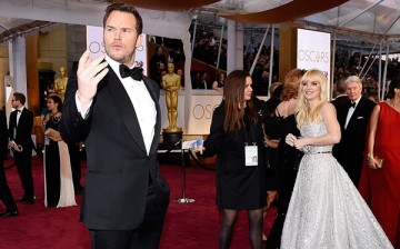Chris Pratt and Anna Faris attend the 87th Annual Academy Awards at Hollywood & Highland Center on February 22, 2015 in Hollywood, California. 