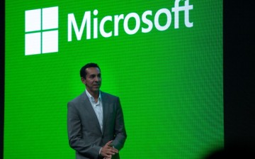 Yusuf Mehdi, VP Marketing and Strategy for Microsoft's Interactive Entertainment Business, speaks during the presentation of the Xbox One in Shanghai in 2014.