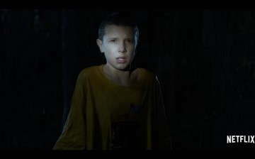 Eleven as seen in the trailer for 'Stranger Things' Season 1