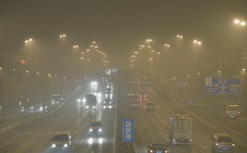 Orange alert for air pollution issued for northern China as heavy smog reduces visibility to less than 200 meters in some areas.