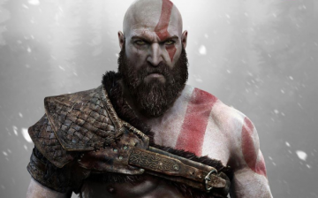 A promo photo of Kratos in the upcoming 