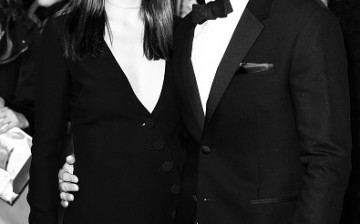 Dakota Johnson and Jamie Dornan at Premiere of 'Fifty Shades of Grey.'
