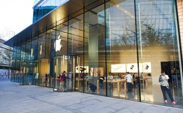 An Apple Store in Beijing's Central Business District