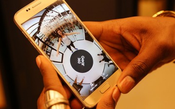 View of Samsung phones during Charlotte Tilbury x Samsung at 837 Washington on September 10, 2016 in New York City. 