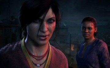 Chloe Frazer and Nadine Ross in a scene from the gameplay trailer of 