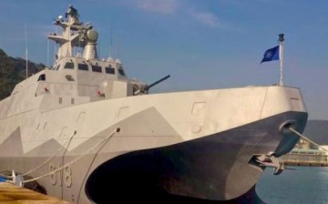 The first of 12 planned Tuo Chiang corvettes for the Republic of China Navy.               
