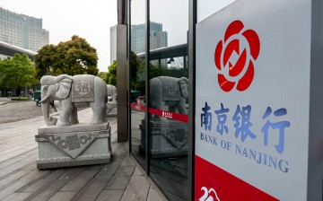 A branch of the Bank of Nanjing, one of the banks that provide loans to property developers to support China's slowing economy.