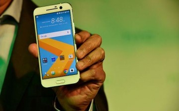 HTC 10 during its launch for the Indian Market on May 26, 2016 in New Delhi, India. HTC 10 Smartphone has been launched in India, at a price of Rs. 52,990. 