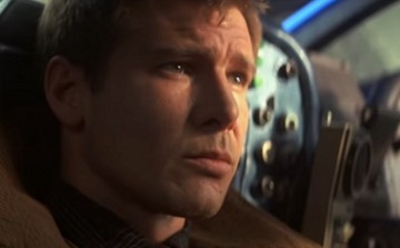Harrison Ford as Rick Deckard in the 1982 'Blade Runner' film