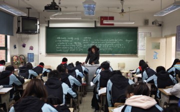 An English class in Jiao Tong University located at the Minhang district in Shanghai, China.