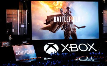 Patrick Soderlund, Executive Vice President EA Studios, introduces the video game 'Battlefield 1' during Microsoft Corp. Xbox at the Galen Center on June 13, 2016 in Los Angeles, California. 