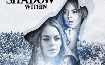 The poster of the comeback movie of Lindsay Lohan 'The Shadow Within'