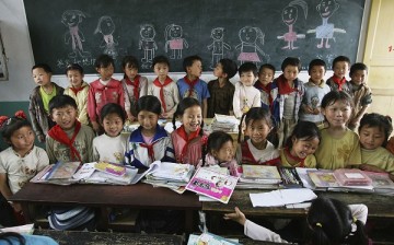 Elle China and Avene raised and donated cash to abandoned children to support their education.