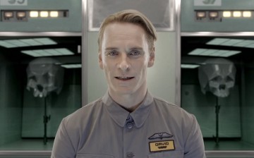 Michael Fassbender as the android David