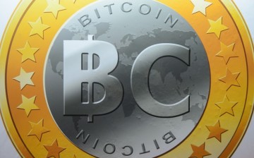 Bitcoin virtual currency sign