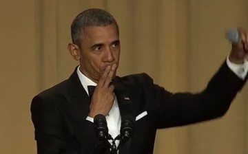 President Barack Obama bids farewell during his hilarious final White House correspondents' dinner speech.