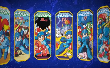 All six 'Mega Man' games, snapshot from 'Mega Man Legacy Collection' trailer